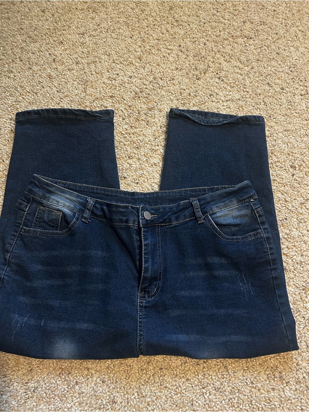 Women's Dark Indigo Jean Shorts - Classic Casual Cut 💙